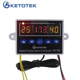 Termostato digital, controle de temperatura para aquário, sensor de incubadora, 12v 220v, led, controle de temperatura - Image 1