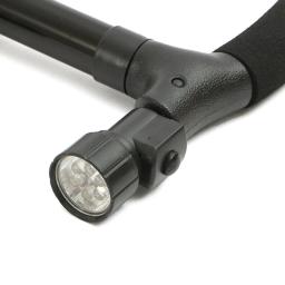 Folding T-Handle Trekking Poles, Bastão de Luz LED, Iluminado, Velho Caminhadas, Bengala para Idosos, Bastones, 1 Pc - Image 4