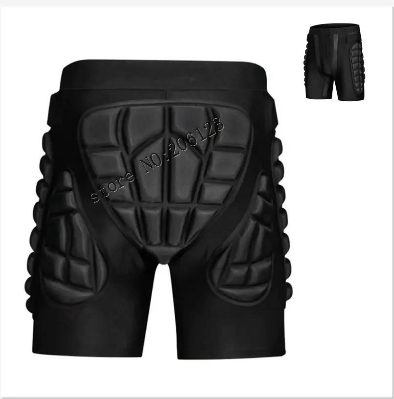 Proteção da motocicleta curta almofada macia calças de esqui snowboard proteção engrenagem hóquei corpo armadura motocross protegido shorts - Image 1