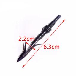 Broadhead de pesca com ponta de flecha, 3/peças, liga de aço, para atirar ao ar livre, acampamento, treinamento, acessórios de arquearia - Image 6