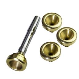MUKU-Bocal de Trompete com Caixa, Acessórios de Trompete, Instrumento Musical, Dourado, Cobre, Tamanho 3C, 1-1, 2C, 7C, 5C, 3C - Image 5