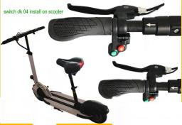 Frontlight interruptor com luz giratória e buzina., botão de liga/desliga para bicicleta elétrica, scooter, peça de reparo diy, bicicleta dobrável, mtb, triciclo, atv. - Image 6