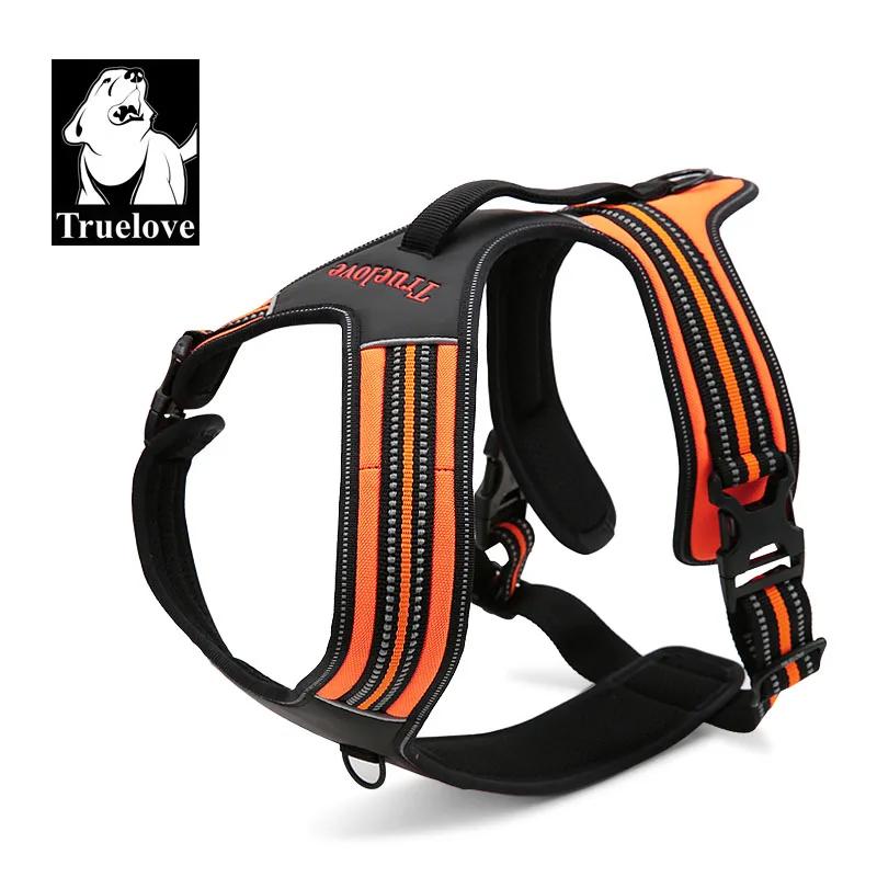 Truelove-Esporte Nylon Reflexivo Sem Puxar Arnês Do Cão, aventura Ao Ar Livre Pet Vest com Alça, XS a XL, 5 Cores, Em Estoque, Fábrica - Image 1