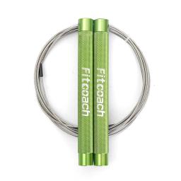 Fitcoach velocidade pular corda ajustável de alumínio pular corda para fitness, exercício de resistência, treinamento de intensidade - Image 4