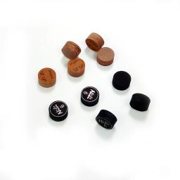 Ponta de taco de bilhar nili 6 peças, 6 camadas, 14mm, preto/marrom, 2 cores, vara de pele de porco, acessórios para bilhar - Image 6