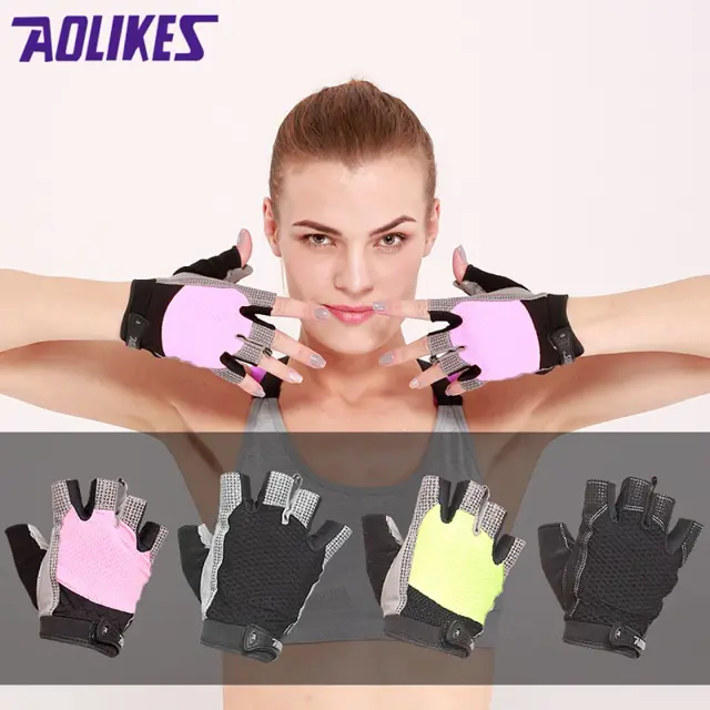Luvas de Treino Fitness Unissex para Musculação e Halterofilismo no Ginásio