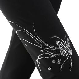 Trajes De Treinamento De Patinação No Gelo Para Mulheres, Camisas De Patinação Artística, Ternos De Strass - Image 5