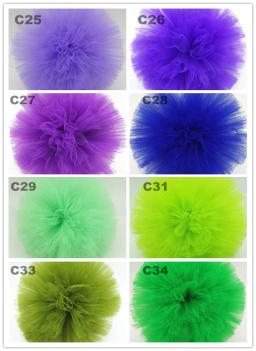20cm 5 pçs tule pompons festa de aniversário decoração do casamento tule pom pom chuveiro do bebê playground ramadan decoração pendurado flor - Image 5