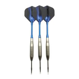 Yernea-Aço Ponta Dardos para Jogar Esportes Jogos, dardos rígidos padrão, eixos de alumínio azul, Dart Voos, alta qualidade, 22g, 3Pcs - Image 4