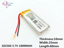 102560 3.7 V 1800 mAh Recarregável Li-Polímero Bateria Li-ion Para Ferramentas brinquedos DVR GPS PDA mp3 mp4 mp5 ligts LEVARAM Lâmpadas - Image 1