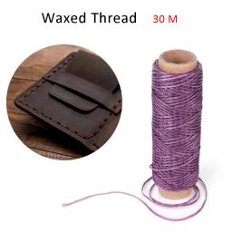 Fio de algodão encerado para artesanato, linha de costura à mão, acessórios de material para artesanato, rolo de 30m 150d (1mm) - Image 5