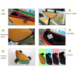 Roswheel 8 cores quadro tubo superior frente triângulo sela saco bolsa pannier mtb para ciclismo bicicleta - Image 5