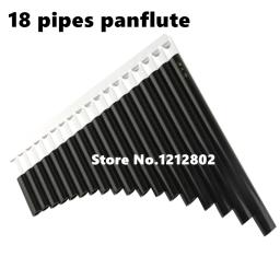 Flauta pan 18 tubos abs instrumento de vento panpipe artesanal flauta com chave c instrumentos musicais folclóricos panflauta 18 flauta - Image 1