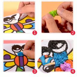Brinquedos de artesanato para casa, faça você mesmo, crianças, papel de feltro, artesanato de jardim de infância, material engraçado, artes e artesanato, presente para bebê menino - Image 2