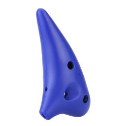 Alta qualidade 12 buracos de plástico ocarina flauta alto c instrumento musical com música pontuação para o amante da música e iniciante - Image 2