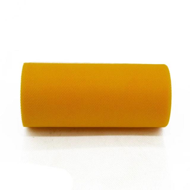 Carretel de Tule de 15cm para Decoração de Vestidos Tutu e Eventos como Casamentos, Baby Showers e Aniversários, 25 Jardas de Malha de Organza DIY