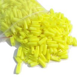 30 peças flecha de plástico 1/4, acessório para eixo de flecha de bambu para caça e cauda de 6.2mm - Image 2