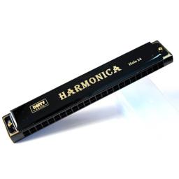 Boca harmônica cromática, C Key, 24 buracos, instrumentos musicais de sopro - Image 2