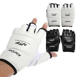 Luva de boxe meio dedo, protetor de karatê, muay thai, taekwondo, para treino de crianças e adultos - Image 1