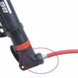 Bomba de ar para pneu de bicicleta, tubo de borracha para substituição de bomba de ar, adaptador de válvula de pneu, acessórios de bicicleta com agulha de bola, 1 conjunto - Image 4