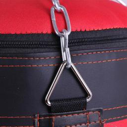 Saco de areia de boxe durável saco de boxe pesado com corrente de metal gancho mosquetão treinamento de fitness gancho chute luta karate taekwondo - Image 5