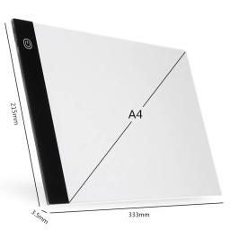 Caixa de Luz LED A4 Desenho Gráfico Tablet Pad Placa de Escrita Marcador Cópia Digital para A Pintura de Diamante Esboço X-ray visualizador de Artesanato Strass Hotfix - Image 6