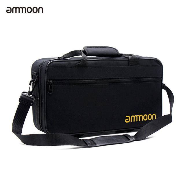 Capa de Clarinete Ammoon: Mochila Resistente à Água com Forro de Espuma 600D e Alça Ajustável