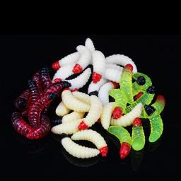 Isca de pesca de mão macia, mão de cheiro quente, carpa isca, pão biônico, larvas, truta, 2,4 cm, 50pcs - Image 2