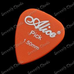 Paletas de guitarra alice gêmeas com 120 peças, palhetas coloridas foscas, plectras 0.58mm,0.71mm, 0.81mm,0.96mm, 1.2mm,1.5mm para escolher - Image 5