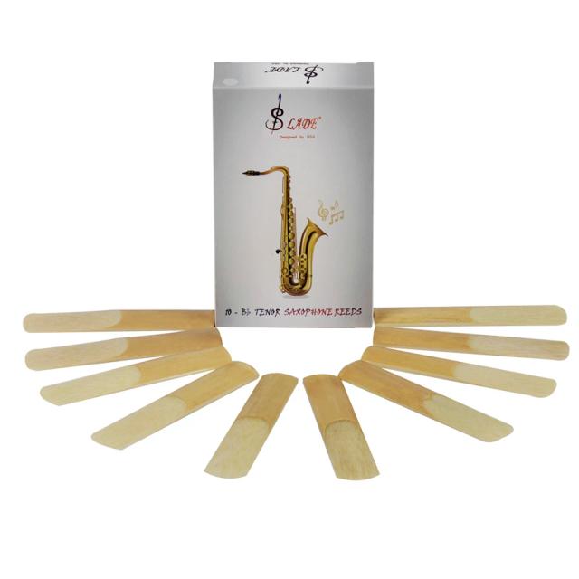 Kit com 10 Palhetas para Saxofone Tenor - Força 2.5 - Acessórios para Instrumentos de Sopro