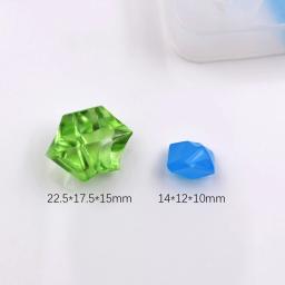 Snasan molde de silicone artesanato bloco de gelo contas irregulares pedra resina jóias fazendo encantos resina bpoxy fundição molde de silicone - Image 2