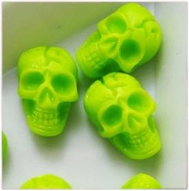 20 peças contas de resina com design de osso de caveira 3D para arte em unhas, para decoração de pontas de arte em unhas em gel acrílico DIY - Image 1