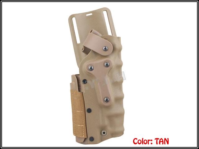 Coldre Tático para Airsoft e Paintball - SWA 3280 para Cintura e Perna, Ideal para Combate e Segurança