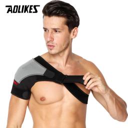 AOLIKES-Alça de Ombro Ajustável, Bandagem Ajustável, Protetor Reforçado, Equipamento de Treino Funcional, Apoio Traseiro, 1pc - Image 2