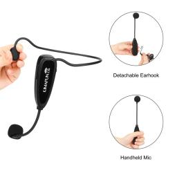 Kimagfun-Microfone Megafone Sem Fio, Headset Speech, Rádio Mic para Alto-falante, Ensino, Guia de Reunião, Adaptador 6.35mm, 2.4G - Image 2