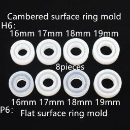 Snasan 8 peças anel de dedo molde de silicone para fazer jóias resina molde de silicone ferramenta artesanal diy artesanato epóxi - Image 2