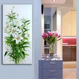 100% pintura a óleo pintada à mão de alta qualidade pintura em tela decoração de casa arte flores pinturas de cabeças - Image 6