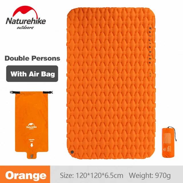 Colchão Inflável Portátil Naturehike à Prova de Umidade para Camping e Aventura ao Ar Livre