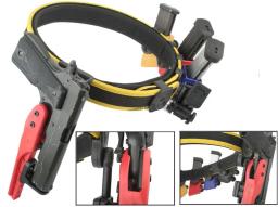 Cinto ipsc airsoft preto, vermelho, azul, amarelo, de caça, paintball, cinto de polícia para coldre de arma, exército, aguardar batalha, acessórios de caça - Image 1