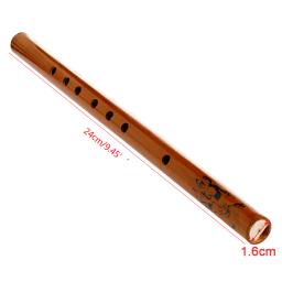 Clarinete tradicional de bambu com 6 buracos, 30cm de comprimento, flauta, instrumento musical de estudante - Image 4