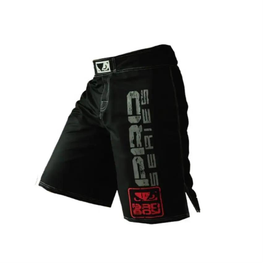 Suotf-preto e branco tigre muay thai shorts de boxe, calças mma fitness treinamento, barato - Image 1