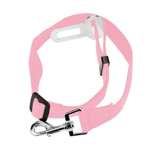 Cinto de Segurança Ajustável para Cães de Estimação - Correia de Proteção para Filhotes e Material de Viagem Resistente