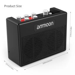 Pockamp amplificador portátil de guitarra, amplificador com 80 ritmos de tambor embutidos e multiefeitos, afinador com funções de tempo - Image 3