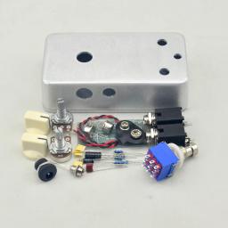 Kit de pedal facial fuzz, pedal de efeitos de guitarra pcb pré-perfurado 1590b diy - Image 1
