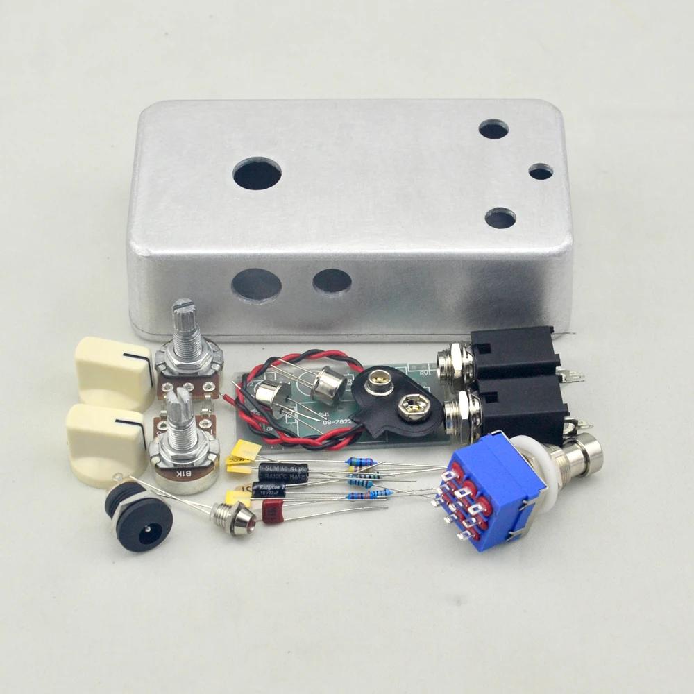 Kit de pedal facial fuzz, pedal de efeitos de guitarra pcb pré-perfurado 1590b diy - Image 1