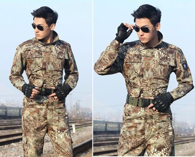 Fato de Caça Camuflado Masculino Ghillie: Jaquetas Táticas, Calças e Uniformes para Treinamento e Aventura Multicam