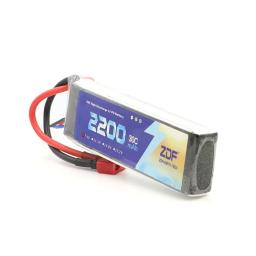 Bateria de Polímero-Lítio ZDF, 7.4V, 2200mAh, 30C, 2S, para Helicópteros RC, Carro, Barco, Drone - Image 5