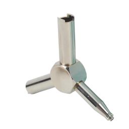 Válvula de gás tripla gbb de aço inoxidável, válvula de precisão tripla para airsoft gbb/aeg, aço de corte de fio de alta resistência aprimorado por chave, para rifle de pistola gbb/aeg - Image 6