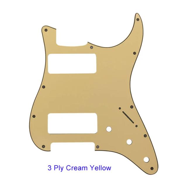 Pleroo Pickguard Personalizado para Guitarra com Humbuckers e 2 P90 de Alta Qualidade - Compatível com US 11 Furos de Parafuso