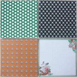 Papel de álbum estilo pirata, faça você mesmo, pacote de 24 folhas artesanal, artesanato, almofada de fundo - Image 2